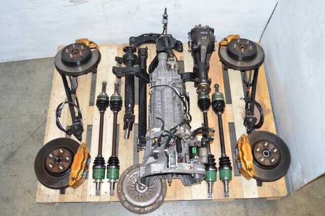 JDM Spec C Version 8 DCCD 6 Speed Swap with Brembos, Axles, Driveshaft & R180 STi 3.9 Final Drive Rear Differential