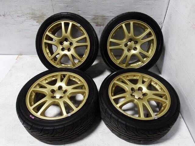 JDM SUBARU OEM V7 WRX STI Wheels 17x7.5 Offset 53 5X100 225/45R17 For Sale