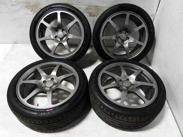 JDM PRODRIVE GC-07C Wheels 17X7.5 Offset 48 5X100  225/45ZR17 For Sale Subaru Impreza WRX STI