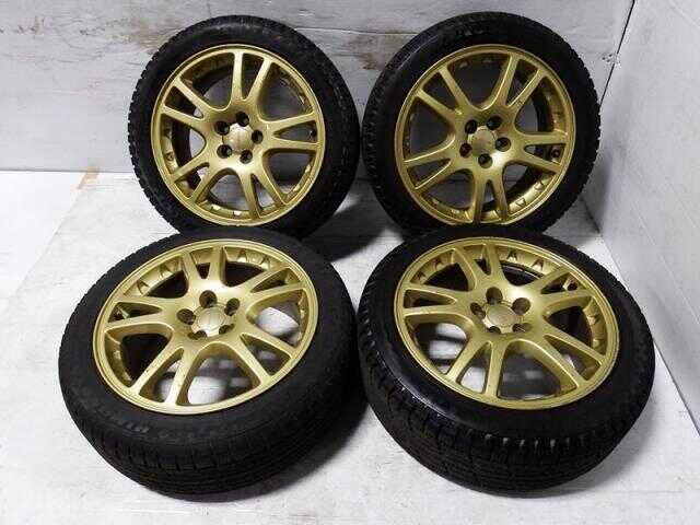 JDM SUBARU V7 WRX STI OEM Wheels 17X7.5 Offset 53 5x100 225/45R17 For Sale