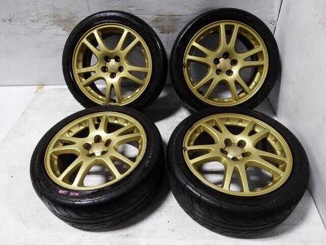 JDM SUBARU V7 WRX STI OEM Wheels 17X7.5 Offset 53 5X100 225/45R17 For Sale Impreza STI