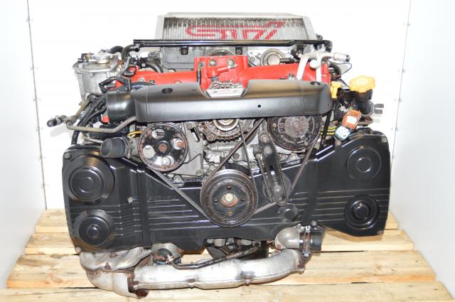 JDM Forester STi EJ255 2.5L DOHC AVCS Engine Package with VF41 Turbocharger For Sale