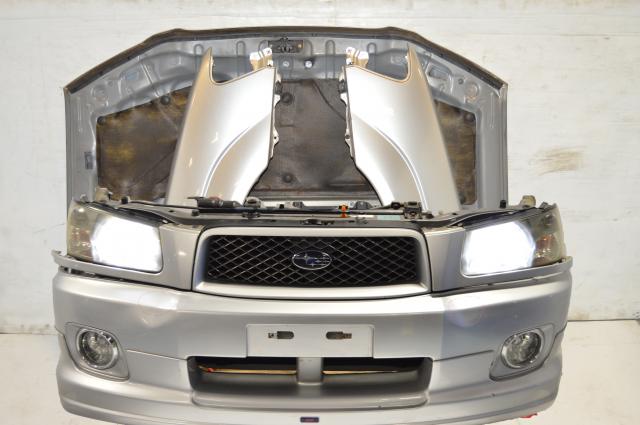 JDM Subaru Forester SG Front End Conversion with HID Headlights, Grill, Fenders, Side Skirts & Hood For Sale