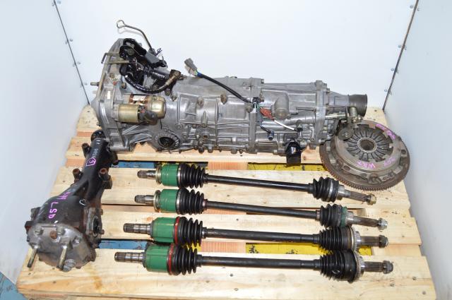 Used WRX 2002-2005 TY754VN2BA 5MT Replacement , JDM TY755VB5BA Transmission, 4.444 LSD Diff , Axles, Pressure Plate & Flywheel