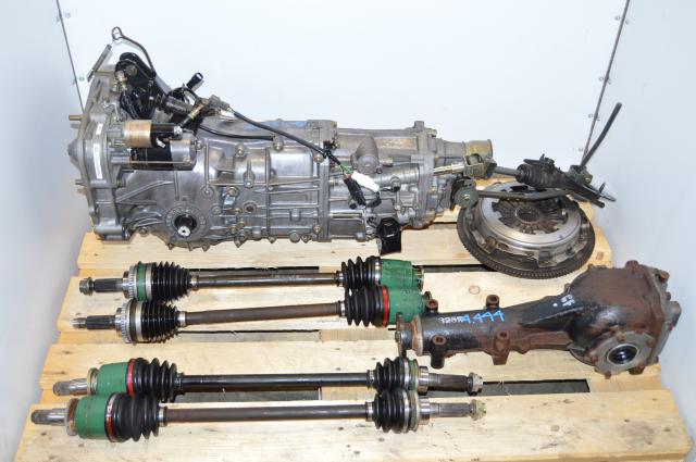 Used Subaru 5 Speed WRX TY754VBBAA turbo transmission with 4.444 Differential, replacement for TY754VV5AA  