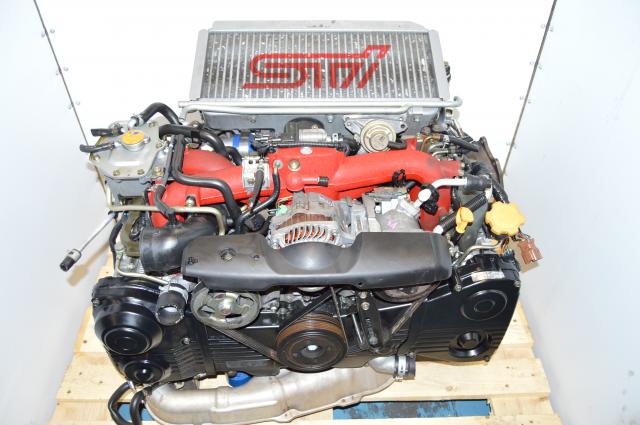 JDM STi Version 9 Spec-C 2002-2007 EJ207 VF36 Twin Scroll Motor Package with After Market Downpipe For Sale