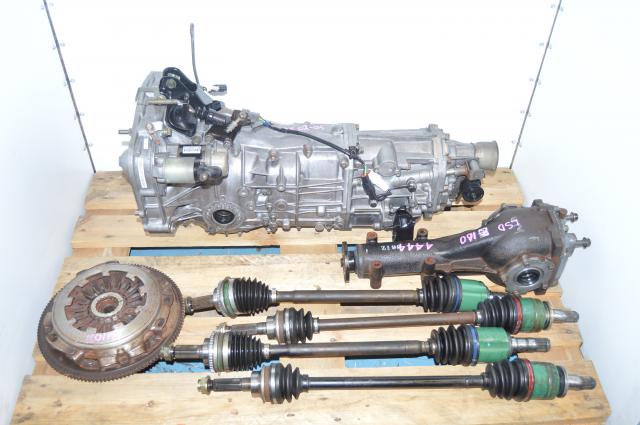 Used Subaru WRX 2002-2005 TY755VB4BA 5 Speed Transmission Replacement For USDM TY754VV4AA R160 LSD 4.444 Differential For Sale