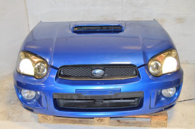 Subaru 2004-2005 Wagon Version 8 Blob Eye Front End Conversion Package with HID Headlights, Foglights, Fenders, Radiator & Hood For Sale