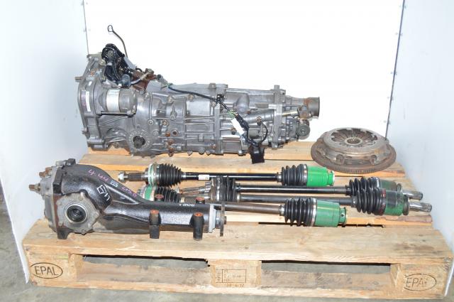 Subaru WRX 2002-2005 GDA GDB Manual 5 Speed Transmission Replacement Swap for Sale with 4.444 LSD Rear Diff & Axles