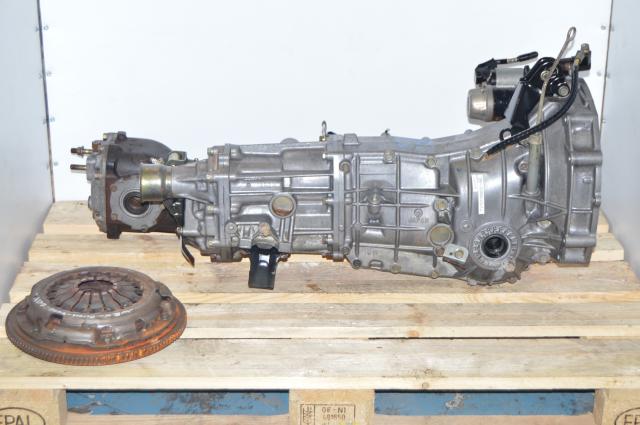 Used Subaru TY758VC1AA 5-Speed JDM Transmission Replacement, TY757VBBBB 5MT with 4.444 Rear Differential
