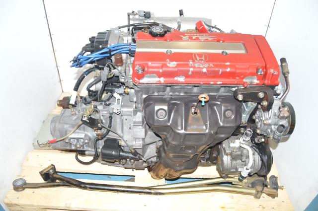 JDM Acura Integra 1996-1997 B18C Type-R Engine Swap with S80 LSD Transmission,  Shifter Linkage, Axles & ECU (Also fits Civic EG EK9 CTR )