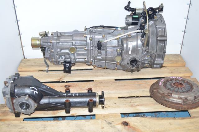 JDM Subaru WRX 2006-2007 Push-Type 5-Speed Manual Transmission with Matching 4.444 Rear Differential
