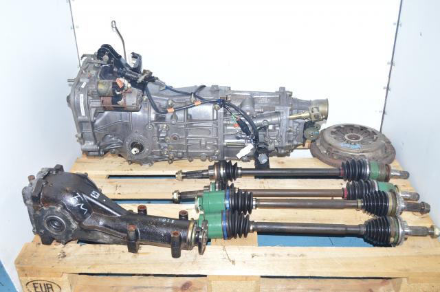 4.444 LSD Rear Differential & 5-Speed Manual Transmission Swap with Axles for WRX 2002-2005