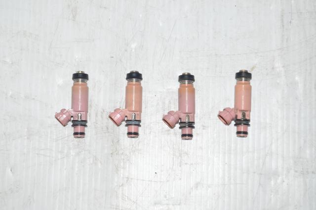 Subaru JDM Pink Side Feed Injectors for 2002-2007 ej207 ej257 STi