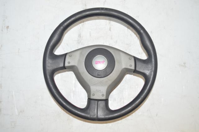 Subaru Version 8 JDM Silver Steering Wheel for 2002-2004