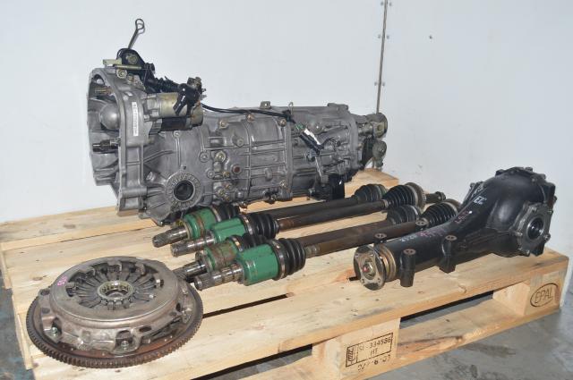 JDM Subaru 5 Speed Manual 2002-2005 WRX Transmission Swap for Sale with Rear LSD Differential 4.444