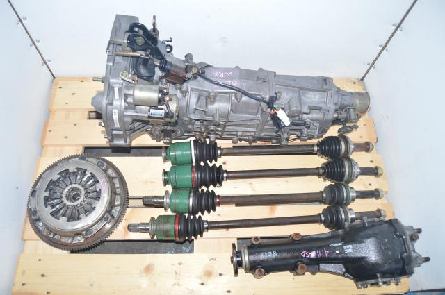 4.11 LSD Rear Differential & JDM 5 Speed Manual Transmission Swap with Flywheel for Subaru WRX 2002-2005