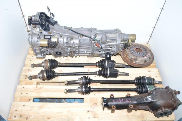JDM Push-Type 2006-2007 5-Speed Transmission Swap with 4 Corner Axles, 4.444 LSD Differential & Clutch Assembly