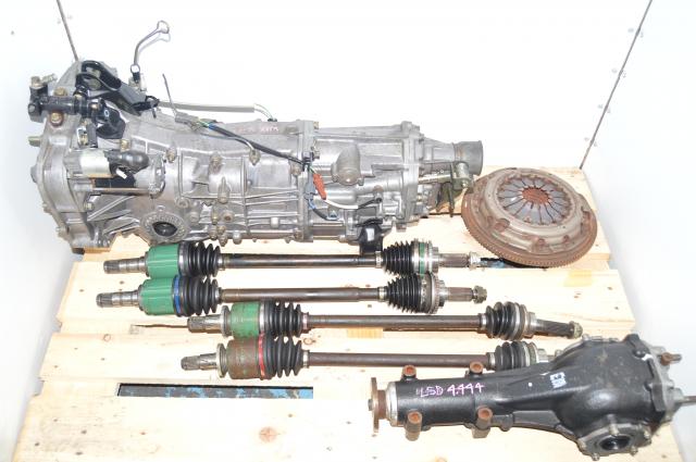 JDM 5 Speed Manual 2006-2007 WRX Push-Type Transmission Replacement 5MT with Rear 4.444 LSD
