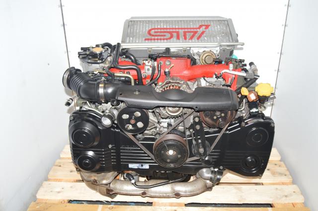 Version 7 Forged Internals EJ207 STi 2002-2007 Turbocharged 2.0L AVCS Engine Swap with Intercooler & ECU for Sale