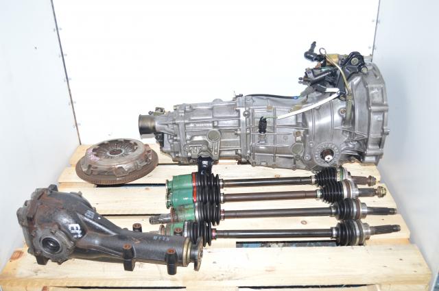Used Subaru TY754VN2AA Replacment 5-Speed Manual Transmission, JDM TY754VBBAA WRX 2002-2005 5MT with 4.444 LSD Rear Diff