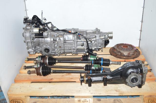 JDM Subaru Impreza WRX  2006-2007 5 Speed Manual Push Type Transmission Package with 4.444 Rear LSD Differential