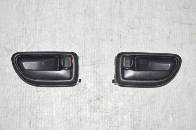 Pair of Door Handles and Corresponding Trim for 02-07 Subaru Impreza WRX & STI 