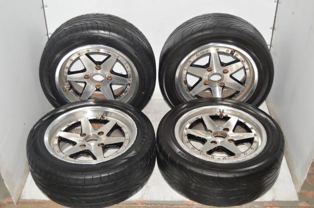 SSR XR4S 2 Piece Wheel 4x114.3 ET25 15x7 with Yokohama Tires
