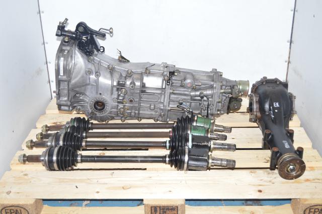 JDM Subaru Legacy / WRX 5-Speed Manual 2008-2011 Puish Type Manual Transmission Swap for Sale with 4.11 LSD Rear Diff