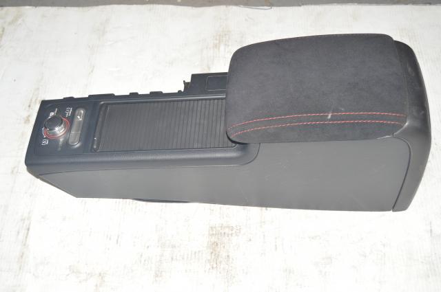 JDM Subaru WRX STI Center Armrest w/Cupholders, Cover, SI Drive and LED's for 2008-2019
