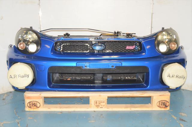 JDM Version 7 Front Bumper, Radiator Support, Headlights & AP Rally Foglights & Covers for Sale WRB Bugeye GDB GDA