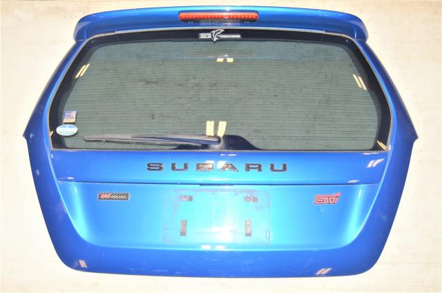 Subaru Forester SG9 STI Rear Hatch in World Rally Blue for 2006-2008