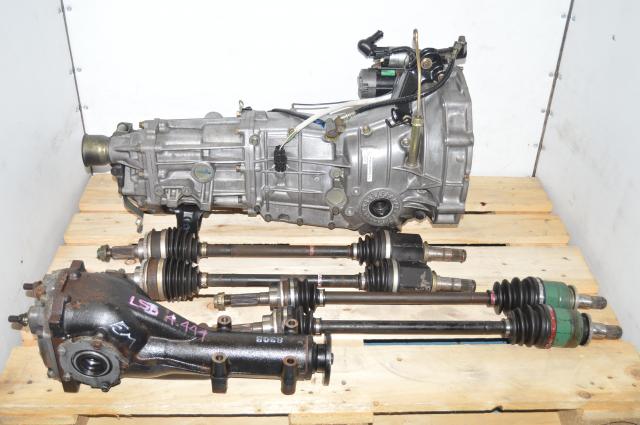 JDM Subaru WRX 2006+ Push-Type 5 Speed Transmission Replacement Swap with Axles & Rear LSD Differential