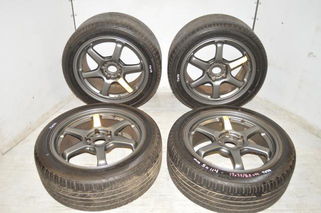 Prodrive GC-06D Staggered 5x114.3 ET44 Wheels with RE050A Performance Tires