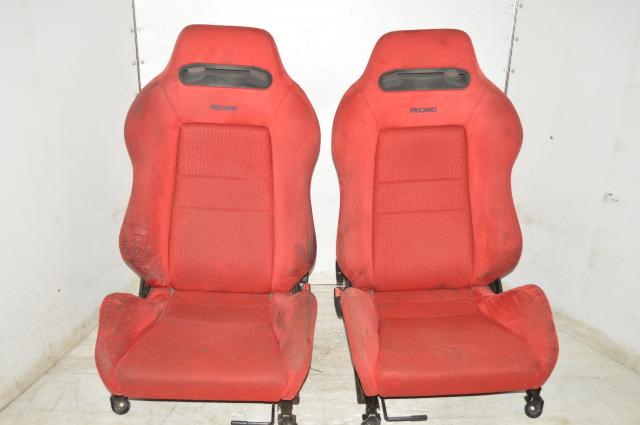 Used JDM Honda / Acura RECARO Red DC2 Left & Right Seats for Sale (Test Product)