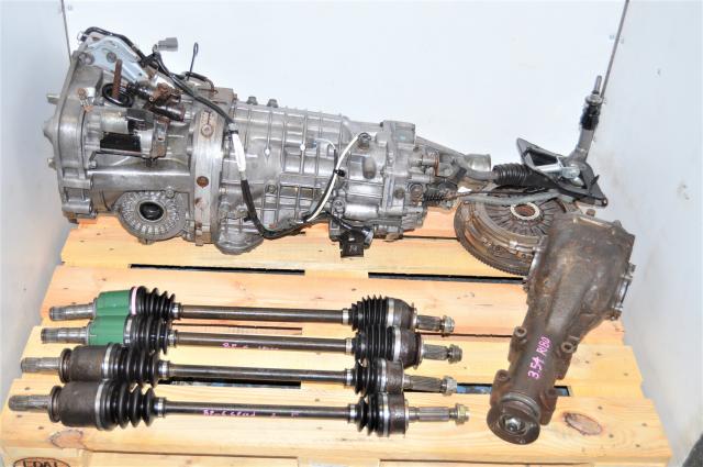Used JDM Legacy Spec-B 6-Speed Manual Transmission with R180 Rear Torsen 3.54 Differential, Axles, Clutch & Driveshaft for Sale