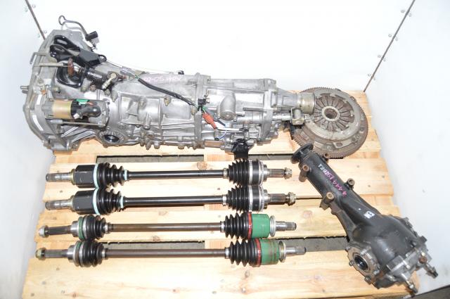 Subaru 2.0L Replacement 2002-2005 WRX GDA 5MT with Axles, Rear 4.444 LSD & Manual Pull-Type Clutch