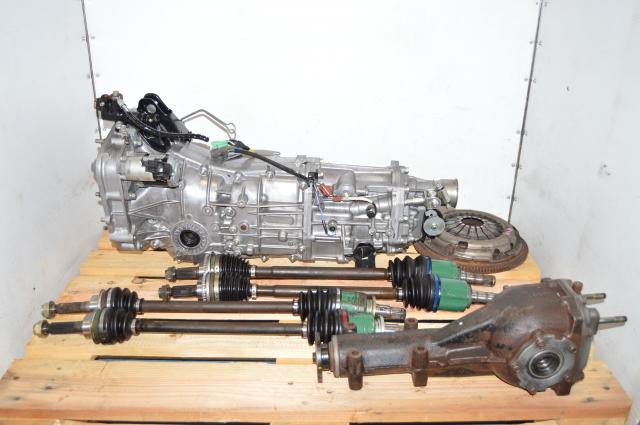 WRX GD 2006-2014 4.11 JDM Transmission with Rear Diff, Axles & Push Type Clutch
