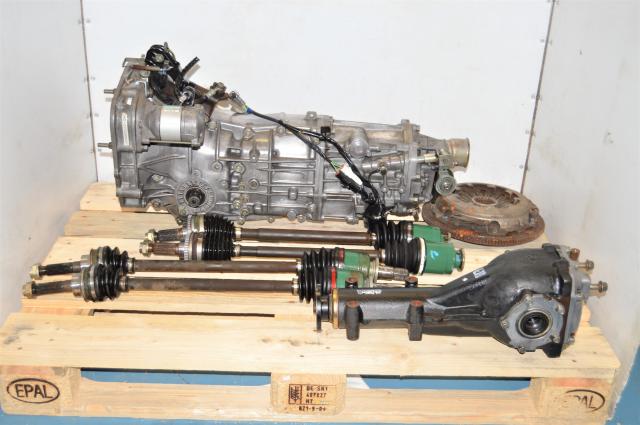 JDM WRX 2002-2005 Replacement 5 Speed Manual Transmission with GDA Axles, Rear 4.444 LSD & Clutch