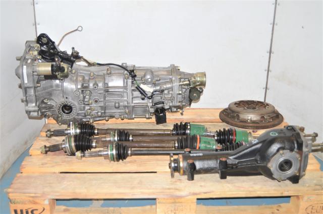 Used Subaru 5-Speed WRX 2002-2005 Manual Transmission with 4.444 Rear Differential, Axles & Clutch Assembly
