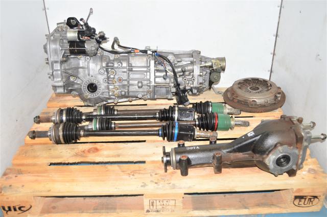5-Speed WRX Manual GDA 2002-2005 Transmission with 4 Corner Axles & Used Clutch for Sale
