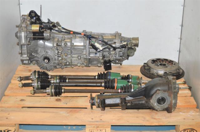 Used JDM 5 Speed Manual GDA WRX 2002-2005 5MT Replacement Swap for Sale with Axles & Rear 4.444 Differential