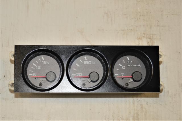 Used Nissan R32 GTR Interior Oil Temp, Boost & Voltage Meter Gauges for Sale