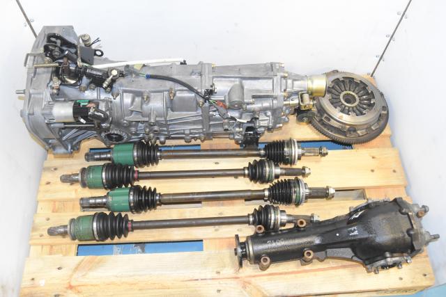 Replacement JDM WRX 5-Speed Manual Transmission with 4.444 Gear Ratio & Axles for Sale