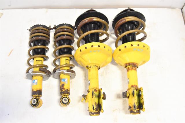 JDM Subaru Legacy GT Yellow Bilstein Suspensions with Aftermarket TEIN Coilsprings for Sale
