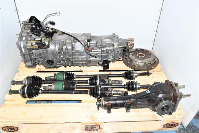 JDM Subaru Manual 5-Speed Transmission Swap 2002-2005 WRX 4.444 Final Drive with Axles & Clutch
