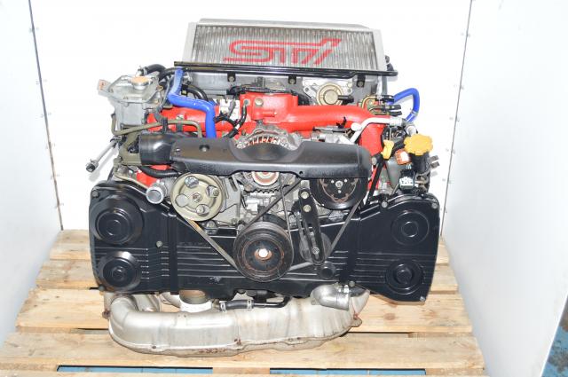 Used Subaru GDB STi Version 8 DOHC 2002-2007 EJ207 2.0L DBC Engine Swap for Sale with Intercooler