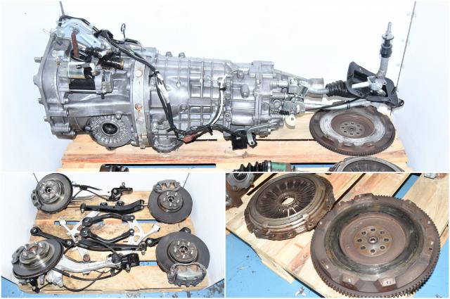Used Subaru Legacy Spec B STi 6-Speed TY856WBEAA Transmission with Rear Differential 3.54, Control Arms & Axles