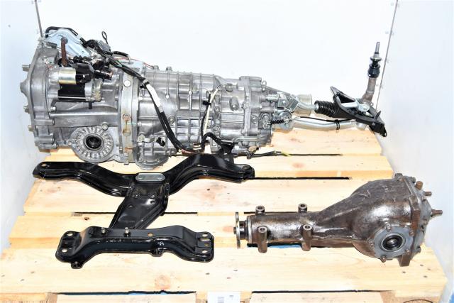 Used Subaru Legacy Spec-B 6-Speed JDM Transmission with Crossmember & R180 Rear Differential for Sale