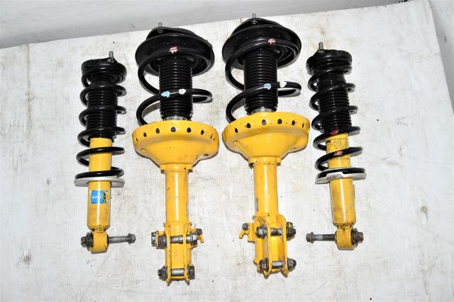 Used Subaru JDM Legacy GT / OB XT Replacement Front & Rear Bilstein Yellow Suspensions 04-09